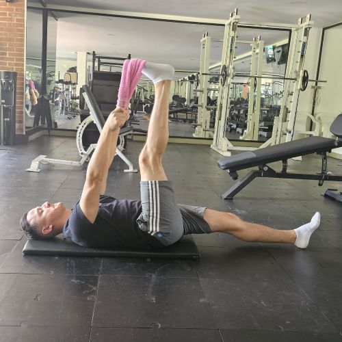 Estiramiento de isquiotibiales